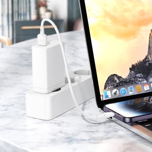 Borofone kabel BX93 Super Power - USB v Lightning - PD 20W - 25 cm bel Slike