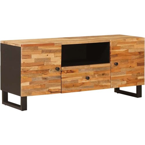 TV ormar s policom Smeđa 105 x 33 5 x 46 cm Čvrsto drvo manga Cijene