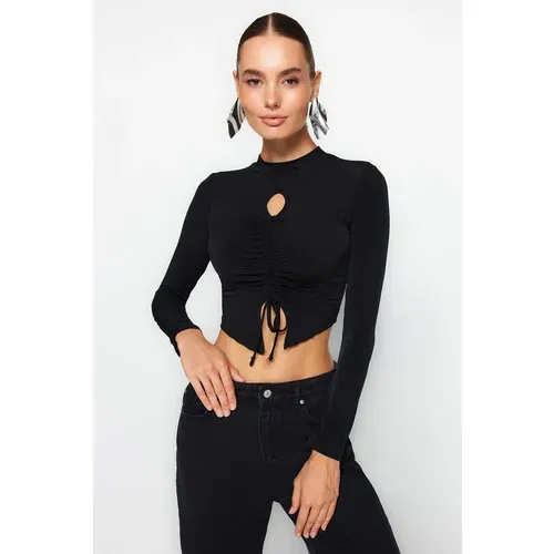 Trendyol Blouse - Black - Fitted