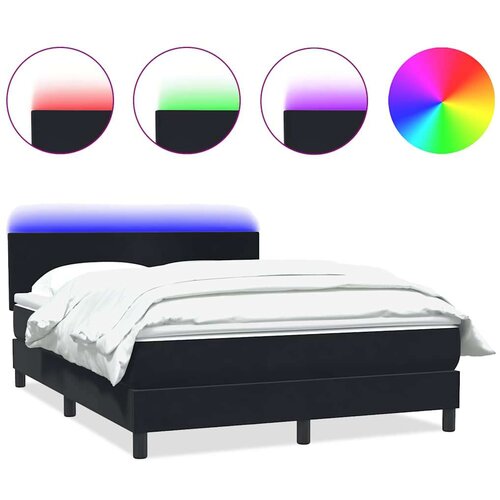 Box spring krevet s madracem crni 160x210 cm bar&amp;scaron;unasti Slike