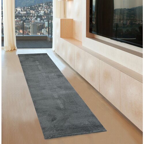 Hanah home tepih 80x300cm Antracit Slike
