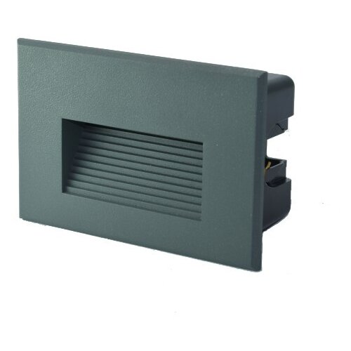 Mitea Lighting M953012 siva 3W 4000K zidna led lampa-spoljna ugradna Slike