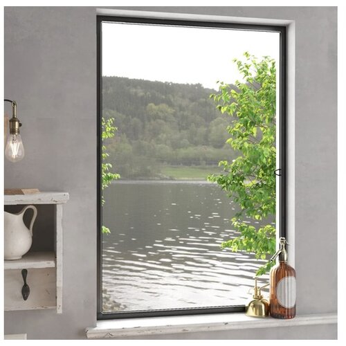  Prozorski zaslon protiv insekata antracit 90 x 120 cm Slike