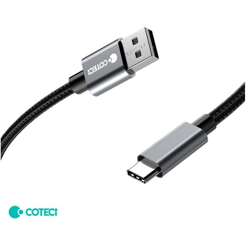  Data kabl Coteci 87313 60W 10 Gbps USB 3.0 na Type C crni 2m Slike