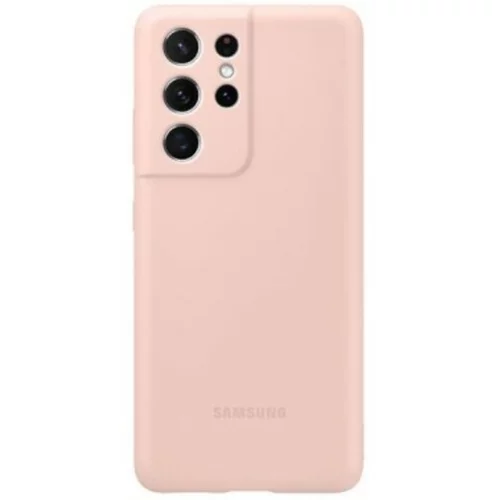 Samsung original silikonski ovitek ef-pg998tpe za galaxy s21 ultra g998 - roza