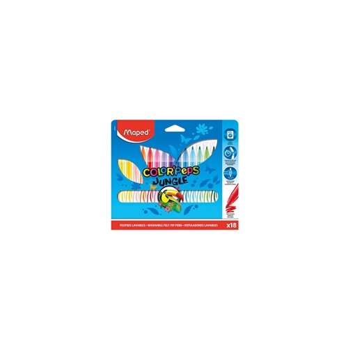 Maped Flomasteri Color&amp;amp;apos;peps Jungle, 18 komada Slike