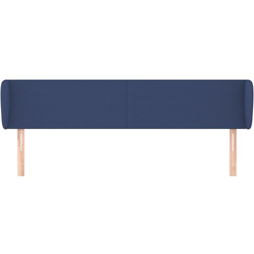  Uzglavlje s u&amp;scaron;ima plavo 203x23x78/88 cm od tkanine Slike