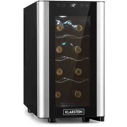 Klarstein Reserva 8 Slim Uno, vinoteka, 23 litre, 8 boca, 11 - 18 ° C, 26 dB, nehrđajući čelik