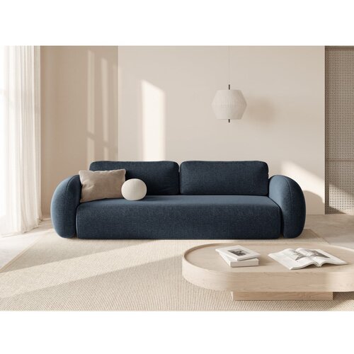 Cosmopolitan Design Tamno plava sklopiva/s prostorom za odlaganje sofa od &amp;scaron;enila 262 cm Tonale &amp;ndash; Slike