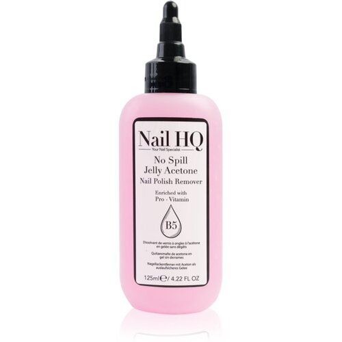 Nail HQ No Spill Jelly Acetone sredstvo za skidanje laka s noktiju s vitaminom E 125 ml Slike