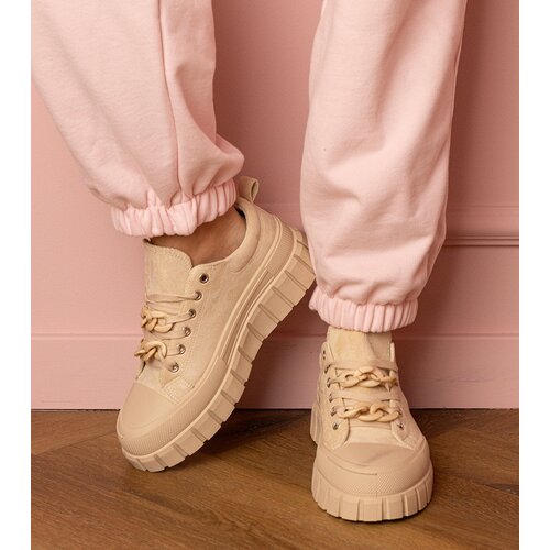 D/CEO marka niezdefiniowana Beige women's sports sneakers Kesium Cene
