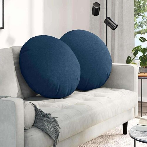  Jastučići za sjedenje 2 pcs Plava &Oslash;60 x 21 cm tkanina Cijene