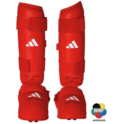 PrideShop Karate &scaron;čitniki za noge Adidas WKF &ndash; Tokyo III - Rdeča , XXS Cene