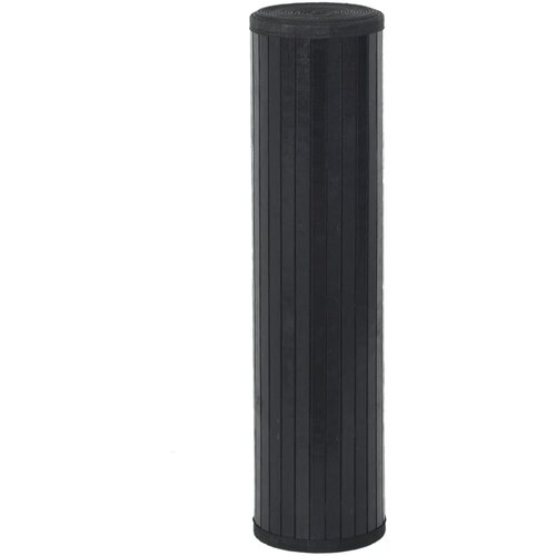  Tepih pravokutni crni 60 x 1000 cm od bambusa Slike