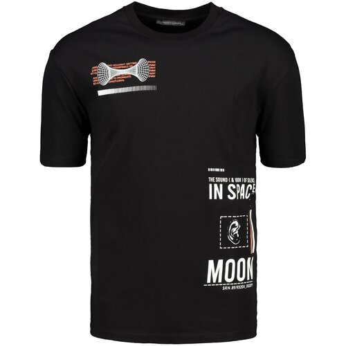 Trendyol Black Men&amp;#039;s Oversize Fit T-Shirt Slike