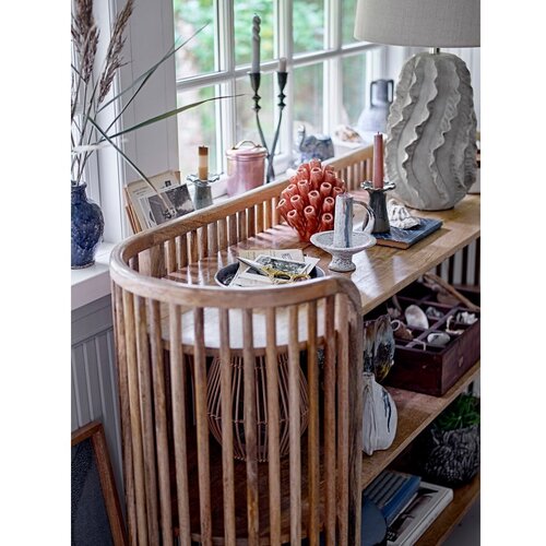 Bloomingville Bež namizna svetilka s tekstilnim senčilom (vi&amp;scaron;ina 64 cm) Natika &amp;ndash; Slike