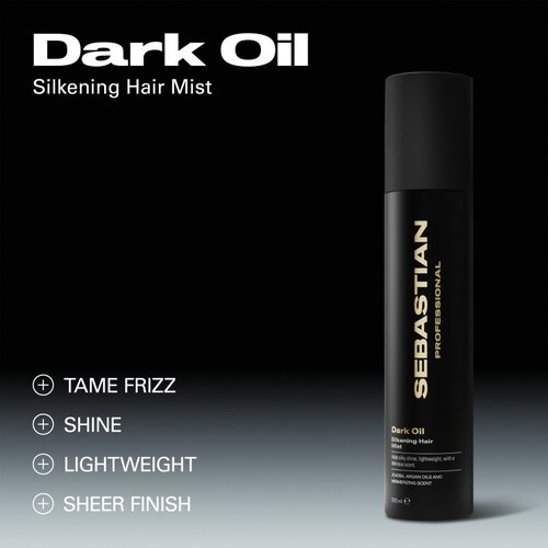 Sebastian Professional Dark Oil serum za svilenkasto mekanu kosu 200 ml Slike