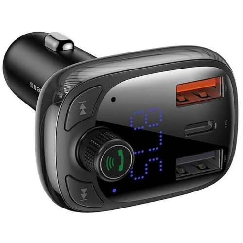 Baseus Transmiter FM Bluetooth MP3 with car charger 2xUSB+Type C 5A S-13 Cijene