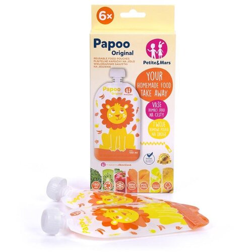 Petite&amp;amp;Mars Papoo Original Lav vrećice za ka&amp;scaron;ice 6 kom Slike