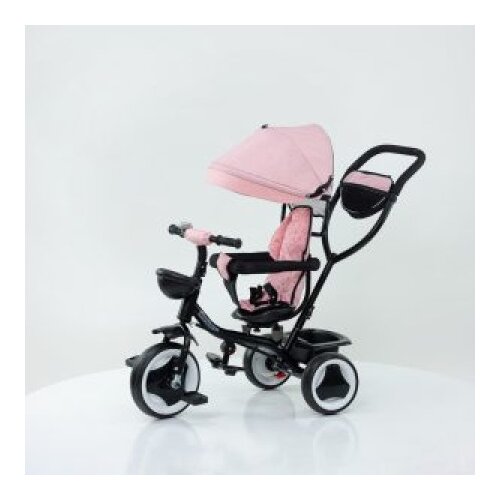  Tricikl Guralica MONI model 431 sa rotirajućim sedištem i točkovima od Eva pene roze Cene