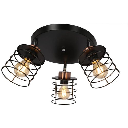 Candellux Lighting črna kovinska stropna svetilka glob - candellux lighting Cene