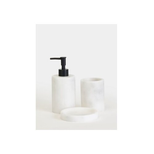WALLXPERT kupatilo set (3 dela) flora white black Slike