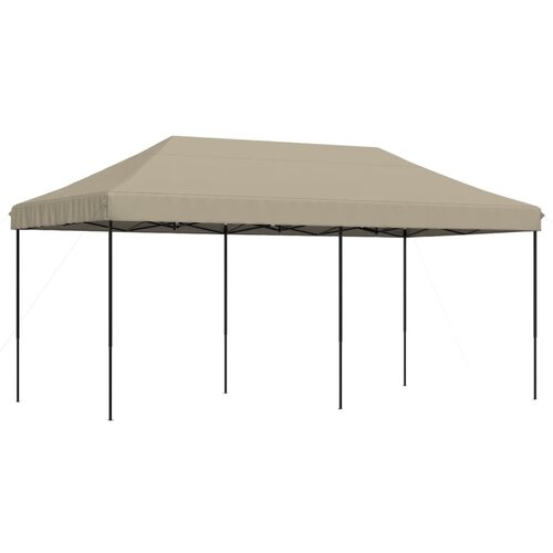 vidaXL Zložljivi pop-up šotor za zabave taupe 580x292x315 m, (21204563) Cene