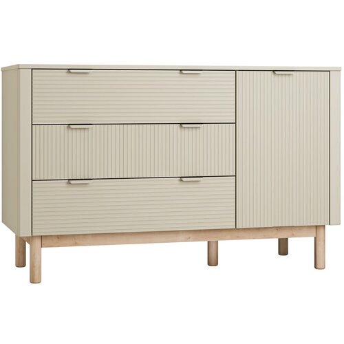 Pinio Bež nizka otroška komoda 144,5x52 cm Miloo – Cene