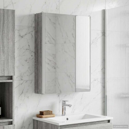  Kupaonski ormar s ogledalom Siva Sonoma 43 x 11,5 x 60,5 cm Cijene