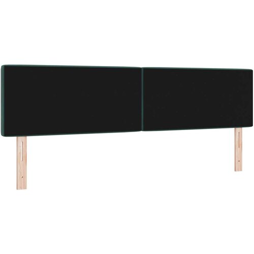 VidaXL Naslon za glavu s kristalnim gumbima tamno zelena 180 cm bar&amp;scaron;un Slike
