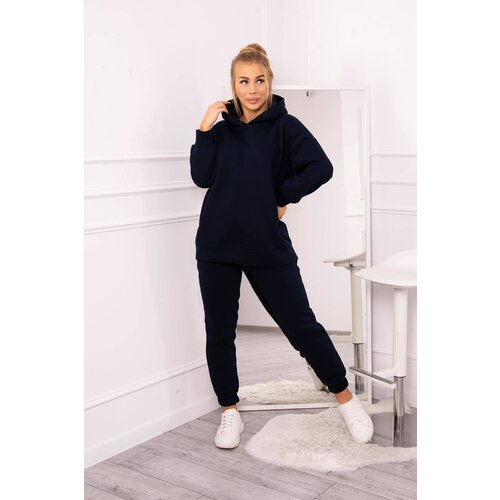 Kesi Insulated set with sweatshirt in dark blue Slike