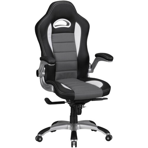 MID.YOU GAMING STOL tekstil siva, črna Cene