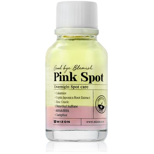Mizon Good Bye Blemish Pink Spot serum s puderom za lokalnu primjenu protiv akni 19 ml Slike