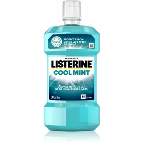 Listerine Mouthwash Cool Mint ustna voda za svež dah 500 ml unisex