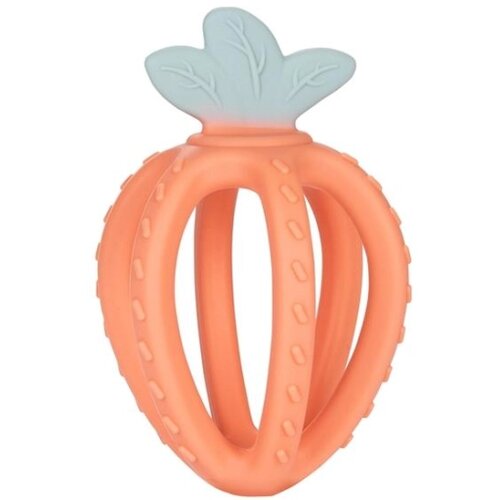 Canpol BABIES 3D GLODALICA - SILICON STRAWBERRY - 80400 - ORANGE (80400_ora) Slike
