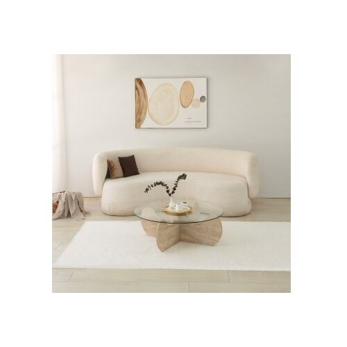 Hanah home Club sto Himalayas, 90x30 cm, bež Cene