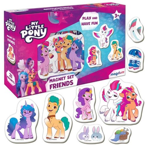 MY Little Pony Friends set magneta rozi Cene