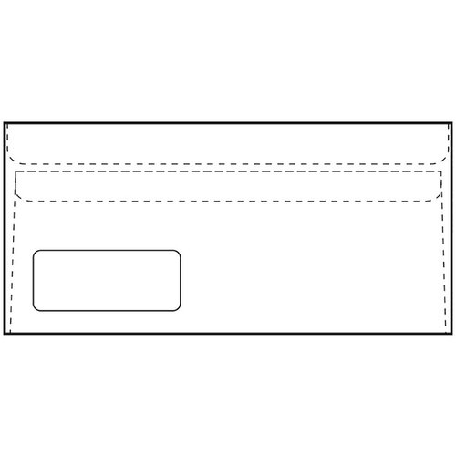 Fornax Uredski pribor kuverta ABT-PL latex 75 g PK25 230 x 110 prozor bijela Cijene