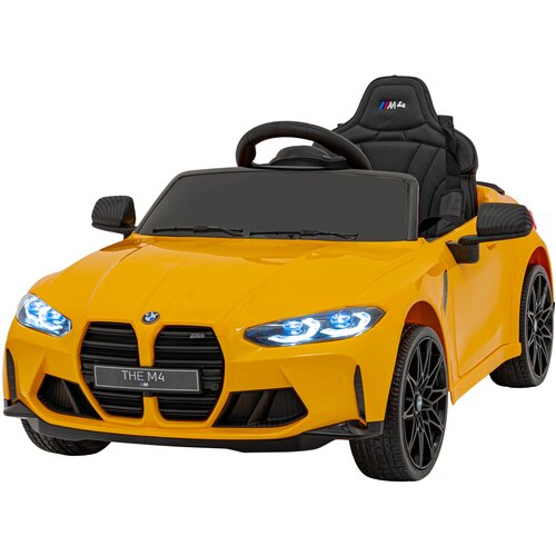  Licencirani auto na akumulator BMW M4 - žuti Slike