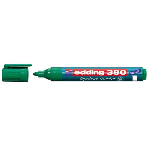 Edding flipchart marker 380 1,5-3mm, zaobljeni zelena Slike
