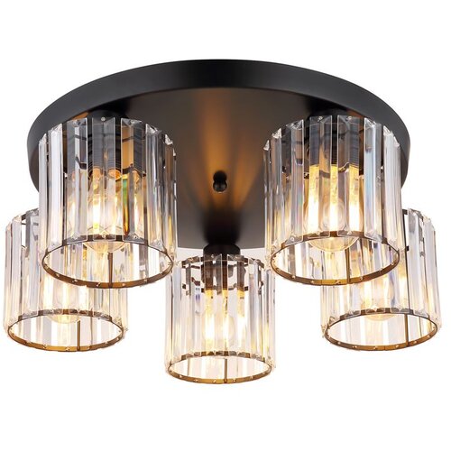 Toolight Elegantna Stropna Svjetiljka EBT023-5C BLACK Slike