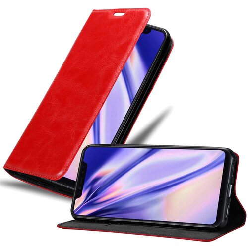Cadorabo Ohi&scaron;je, združljivo z Xiaomi Mi 8 PRO v rdeče jabolko - Za&scaron;čitni ovitek z magnetnim zapiranjem, stoječo funkcijo in režo za kartice, (20550341) Cene