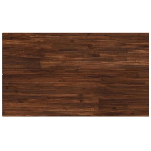  Kvadratni blagovaonski stol 140 x 70 x 75 cm - tamno smeđe i bijele boje 140 x 70 x 75 cm Četvrtasto Slike