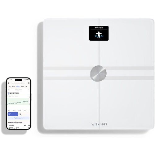 Withings WBS12-Bijela-All-Inter tijelo 760-10105 Comp WLAN vage, bijela Slike