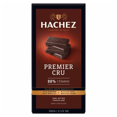 Hachez čokolada sa 88% kakaa - Premier 100g Slike