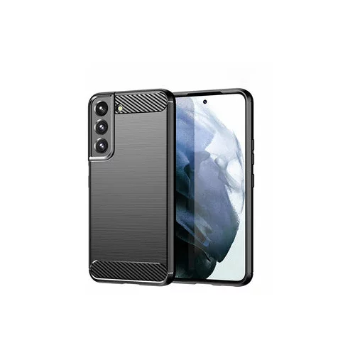 mobiline.si Gumijasti / gel etui Carbon za Samsung Galaxy S22+ - črni