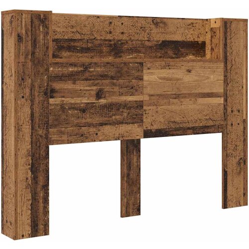 vidaXL Vzglavje s polico Star les 140 x 17 x 104,5 cm Konstruiran les, (5000109404) Cene