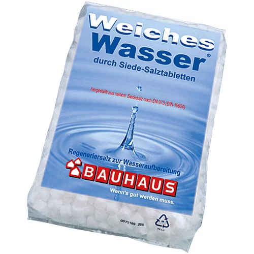 BAUHAUS tabletirana sol za mehčanje vode (25 kg, enostavno doziranje)