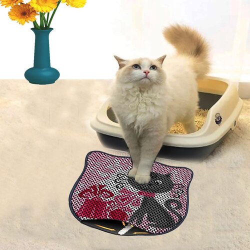 WALLXPERT Kdkafa0058 multicolor cat litter mat Cene