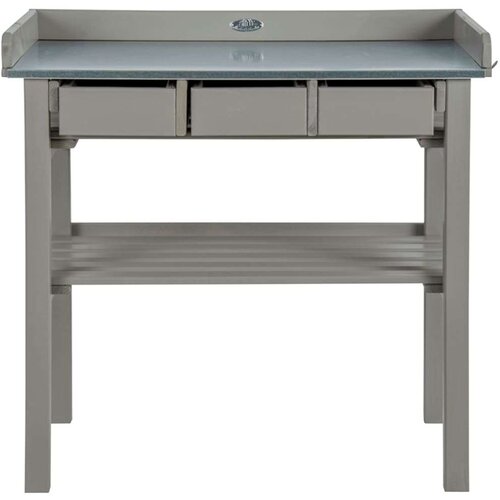 Esschert Design vrtni radni stol sivi CF29G Slike